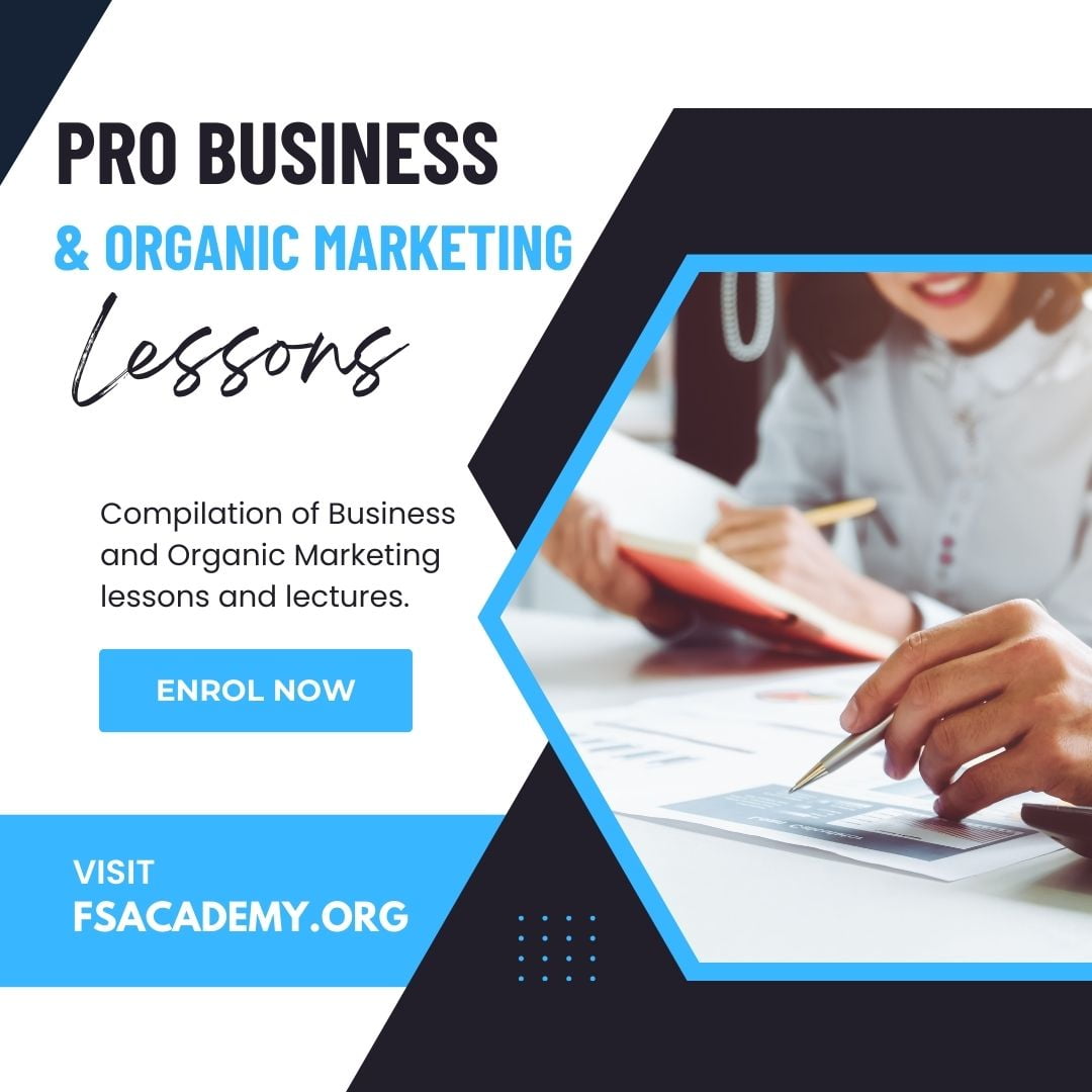 Pro Business & Organic Marketing Lessons