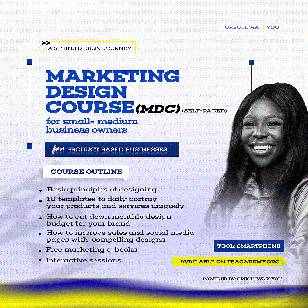 Marketing Design Course (MDC) for business owners