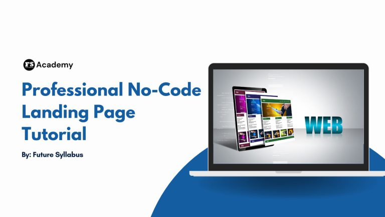 Professional No-Code Landing Page Tutorial
