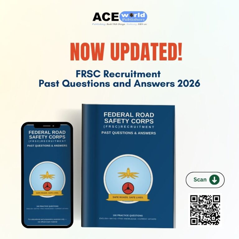 FRSC recruitment past questions and answers